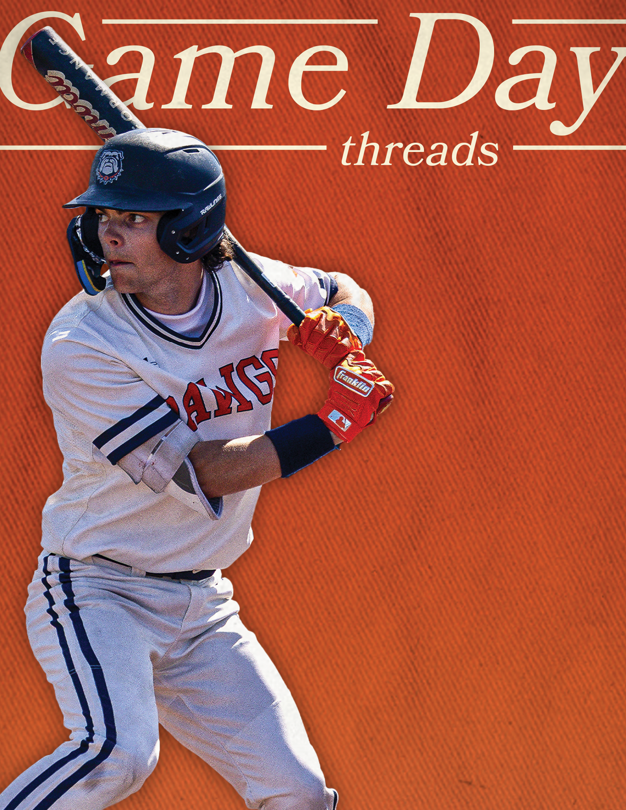 A baseball player in a white uniform is swinging a bat. Contenido generado con IA