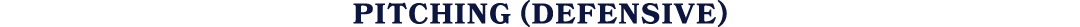Pitching (defensive)