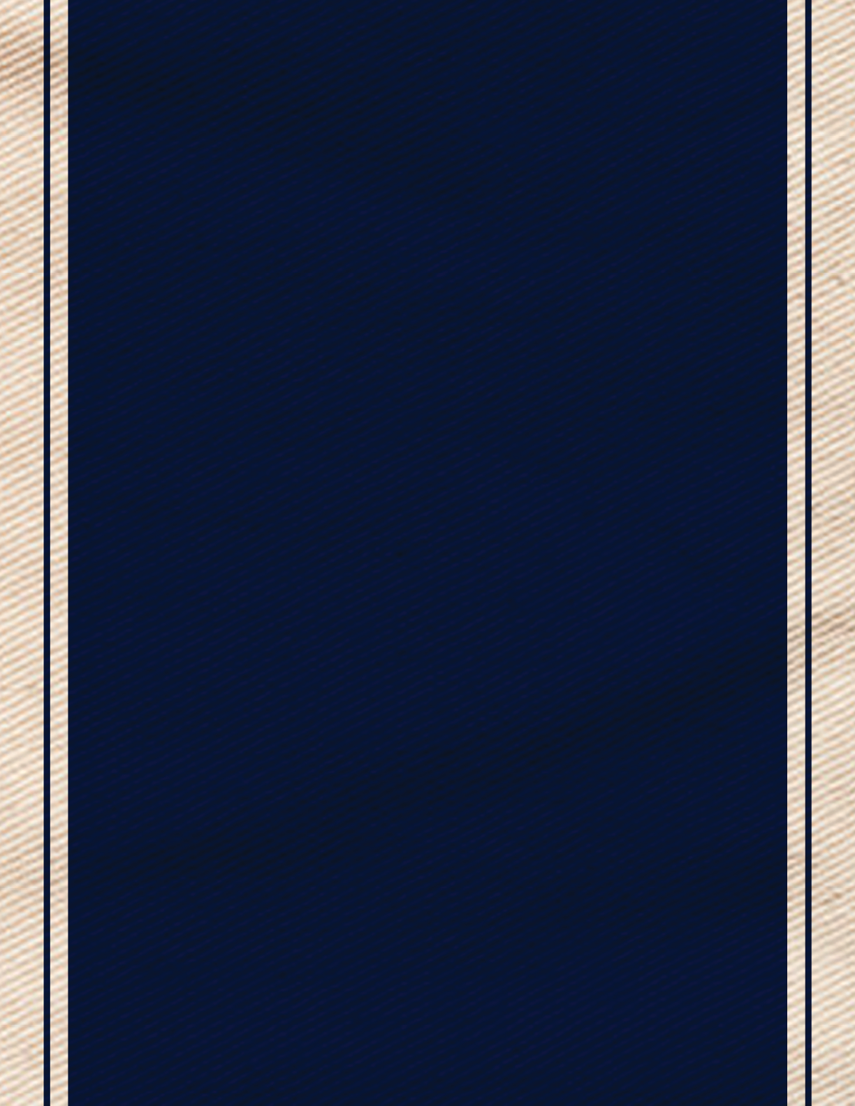 A blue cloth with a white stripe down the middle. AI generated content