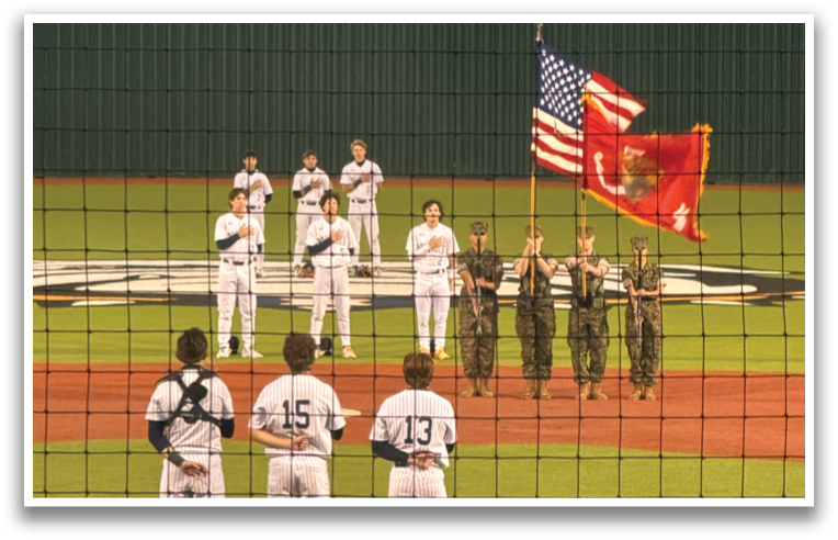Baseball players in uniforms on a field. Contenido generado con IA