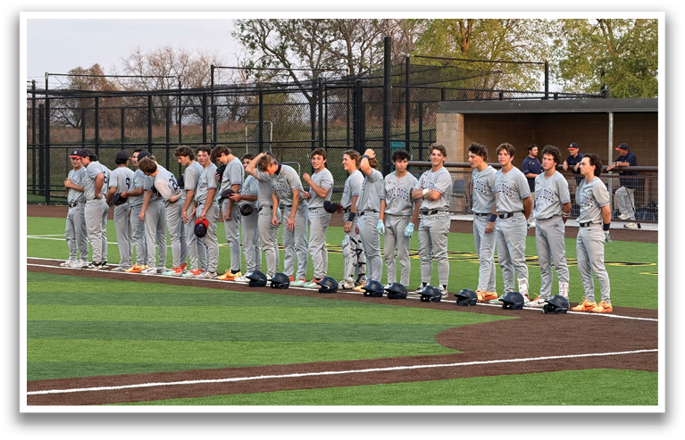 Baseball players in uniforms on a field. Contenido generado con IA