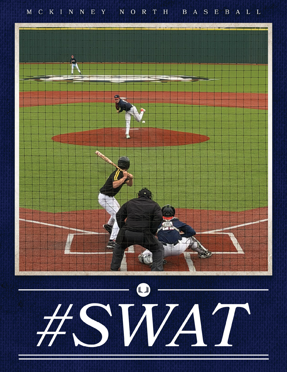 A baseball player is swinging a bat at a ball. Contenido generado con IA