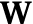 W