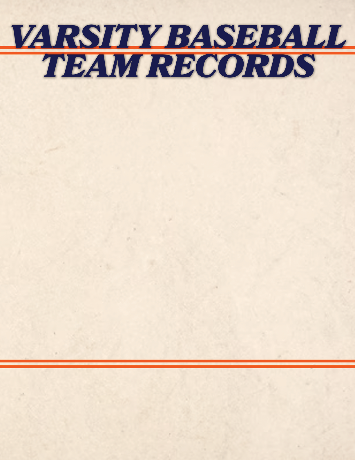 A white piece of paper with orange stripes. Contenido generado con IA