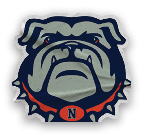 A collection of stickers featuring a bulldog mascot and a baseball. AI generated content