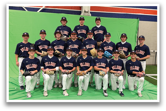 A group of young men pose for a picture on a field. Contenido generado con IA