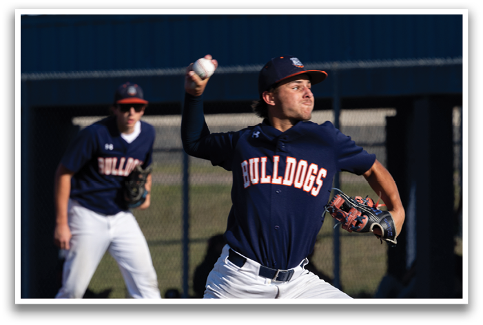 A baseball player in a blue shirt and white pants is throwing a ball. Contenido generado con IA