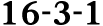 16 3 1