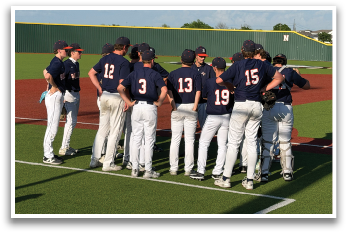 Baseball players in uniforms standing on a field. Contenido generado con IA