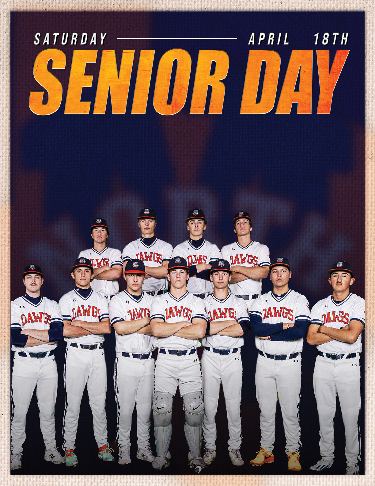 A group of men wearing baseball uniforms pose for a picture on a field. Contenido generado con IA