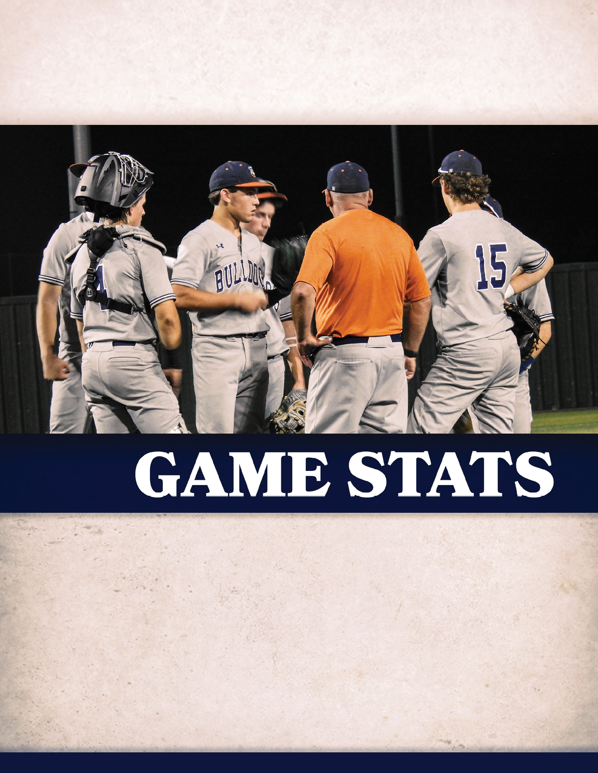 A group of baseball players wearing grey uniforms and orange shirts. Contenido generado con IA