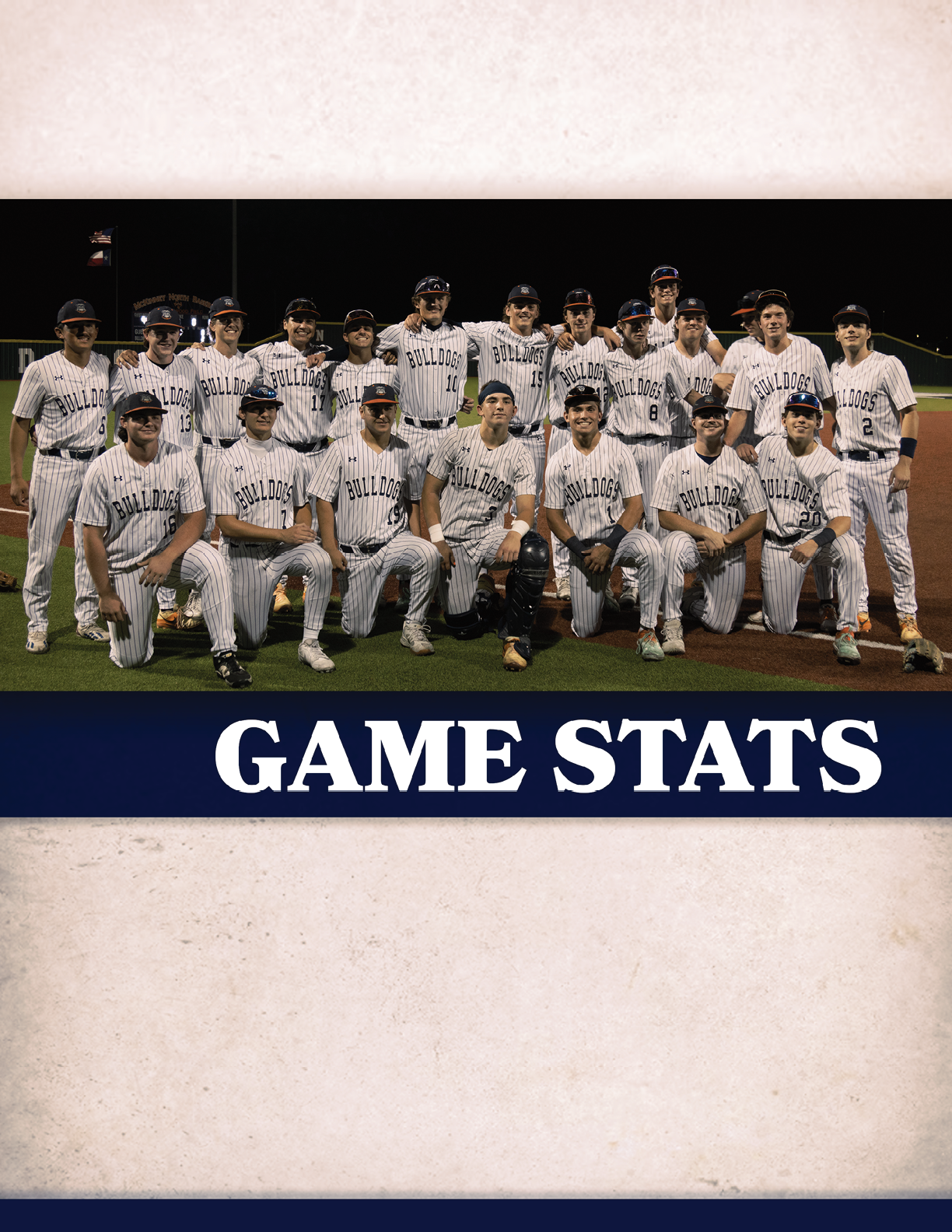 A baseball team posing for a photo. Contenido generado con IA