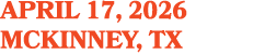 APRIL 17, 2026 mckinney, TX