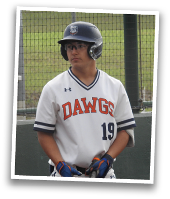 A baseball player wearing a helmet and holding a bat. Contenido generado con IA