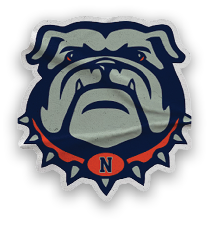 A collection of stickers featuring a bulldog mascot and a baseball. AI generated content