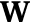 W