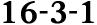 16 3 1