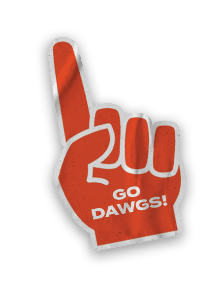 A collection of stickers and magnets featuring a bulldog mascot. AI generated content