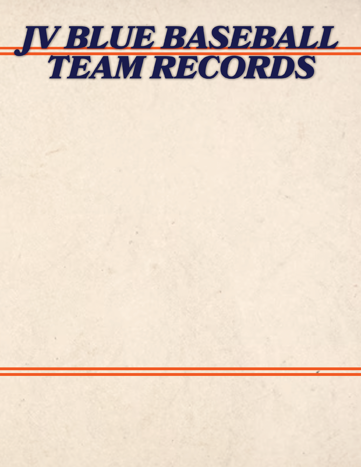 A white piece of paper with orange stripes on it. Contenido generado con IA