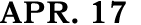 APR. 17