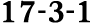 17 3 1