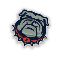 A collection of sports merchandise, including a baseball glove, a dog mascot, and a baseball. AI generated content