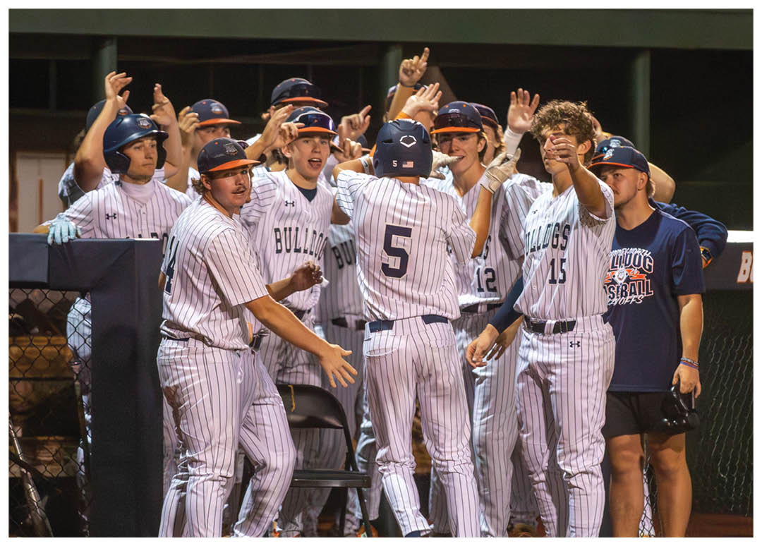 Baseball players celebrating on the field. Contenido generado con IA