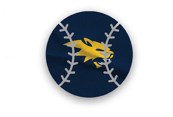 A yellow and blue baseball glove. Description generated by AI