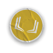 A yellow and blue baseball glove. Description generated by AI