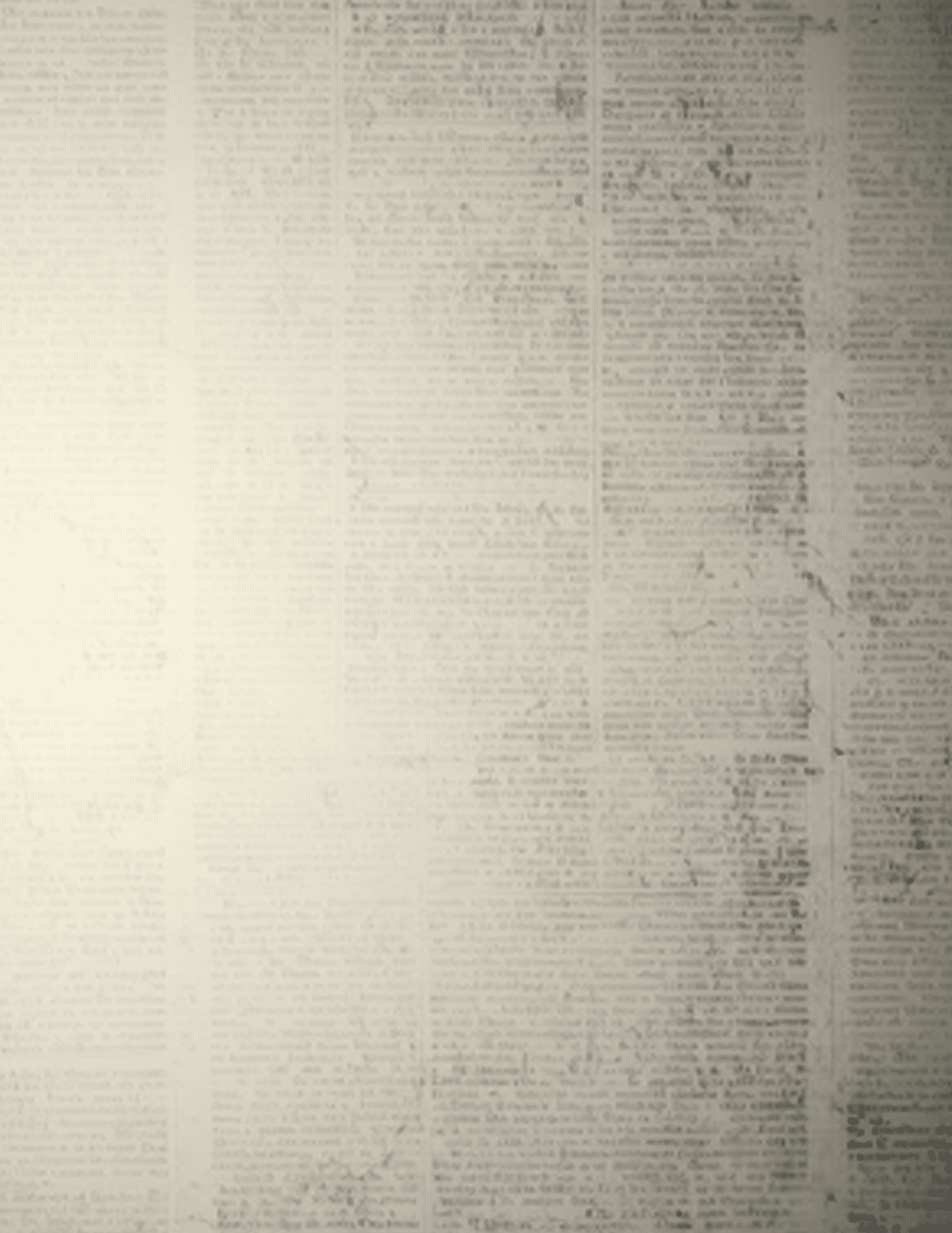 A white wall with a section of text missing. AI generated content