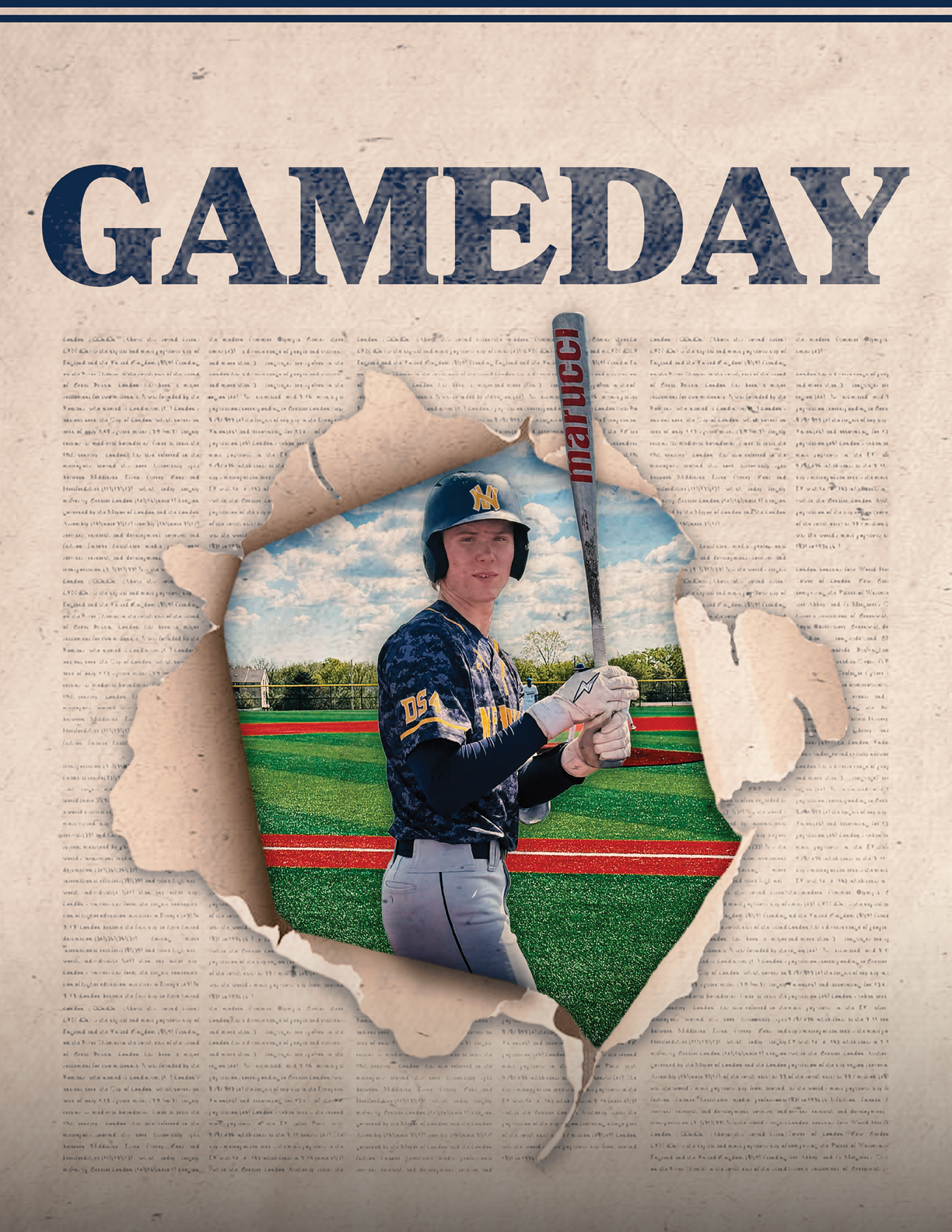 A baseball player in a grey uniform is shown in a picture. AI generated content