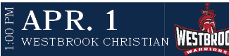 WESTBROOK CHRISTIAN,APR. 1,1:00 P
