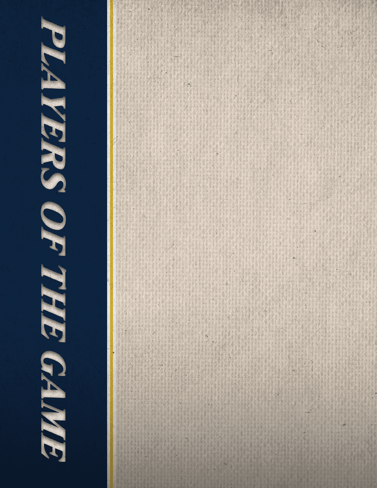 A book cover with the title “Players of the Game". AI generated content