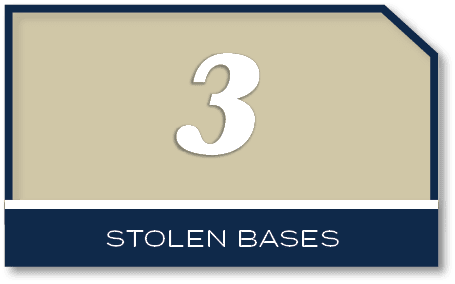 3,stolen base