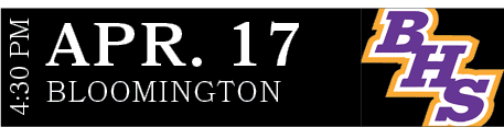 BLOOMINGTON,APR. 17,4:30 P