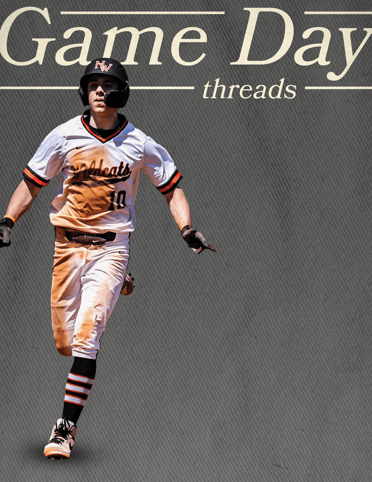 A football player in a red jersey with the number 18 on it running with a football. AI generated content