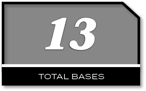 13,total base