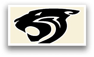 A black and white image of a paw with a white circle in the middle. AI generated content