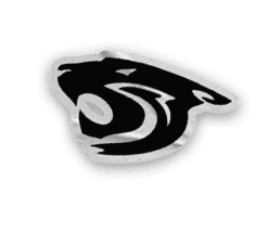 A collection of six different stickers, one of which is a baseball glove. AI generated content