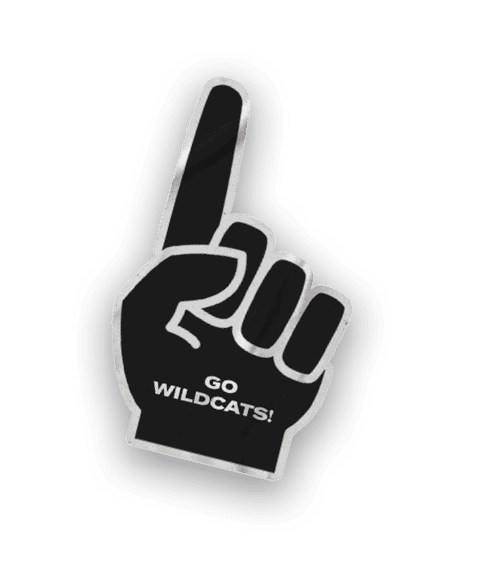 A collection of six different stickers, one of which is a baseball glove. AI generated content