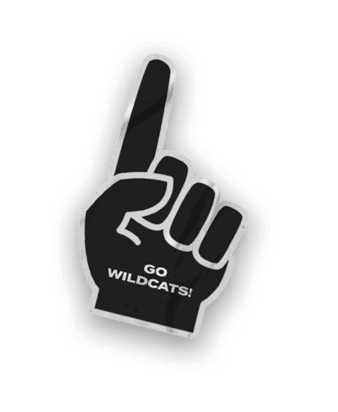 A collection of six different stickers, one of which is a baseball glove. AI generated content