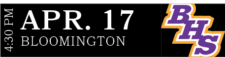 BLOOMINGTON,APR. 17,4:30 P