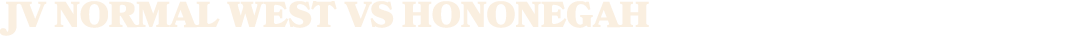 jv normal west vs hononegah