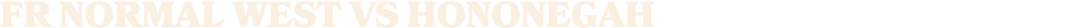 fr normal west vs hononegah