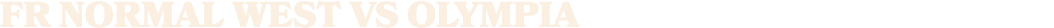 fr normal west vs olympia