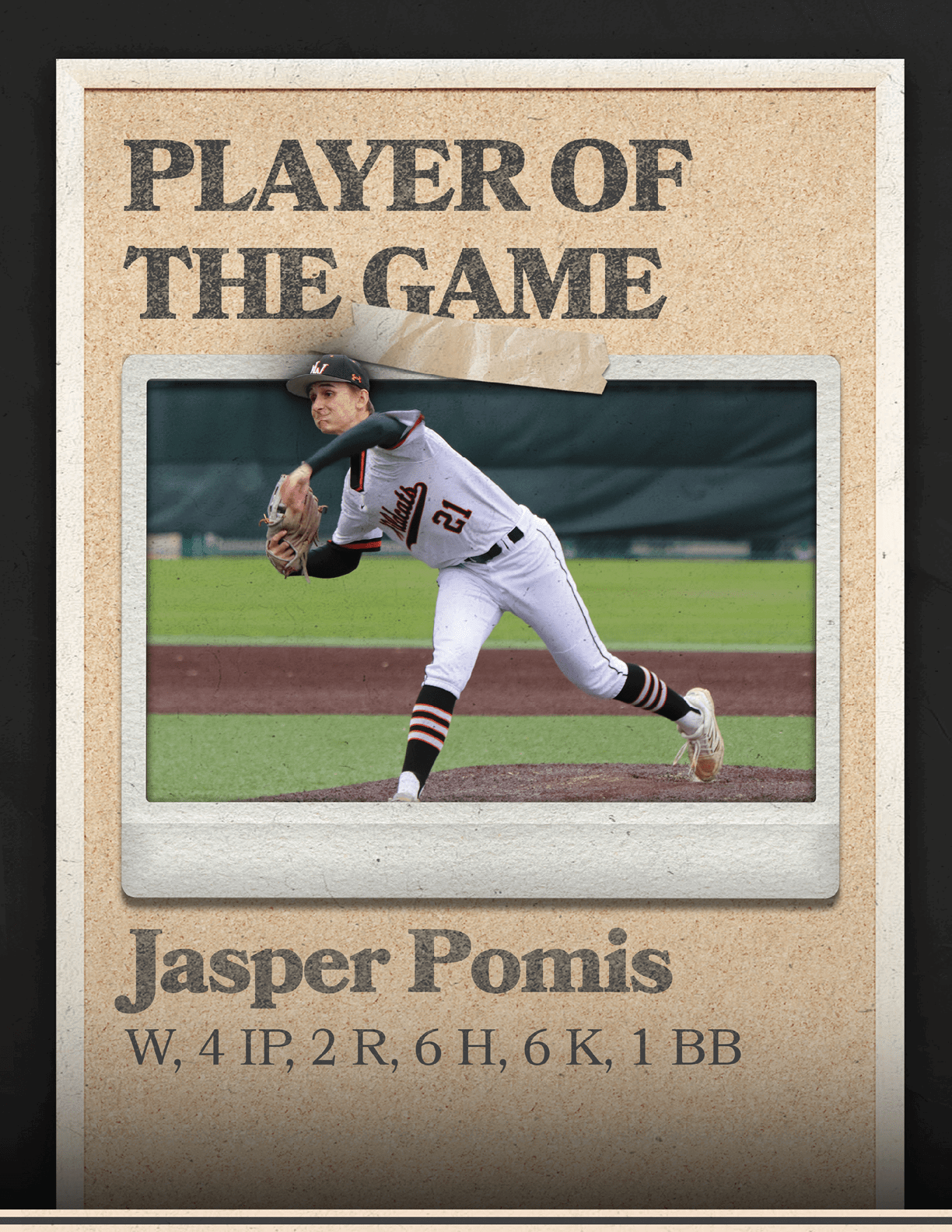 A blank piece of paper with the words “Players of the Game" written at the top. AI generated content