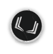 A collection of six different stickers, one of which is a baseball glove. AI generated content