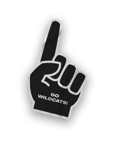 A collection of six different stickers, one of which is a baseball glove. AI generated content