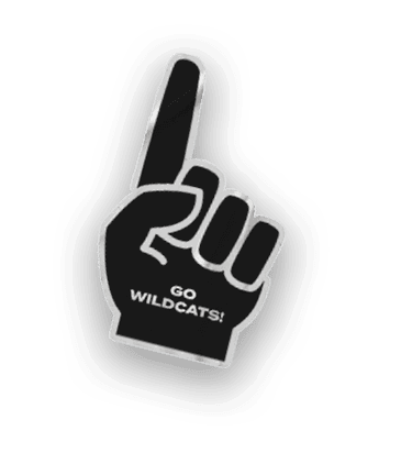 A collection of six different stickers, one of which is a baseball glove. AI generated content