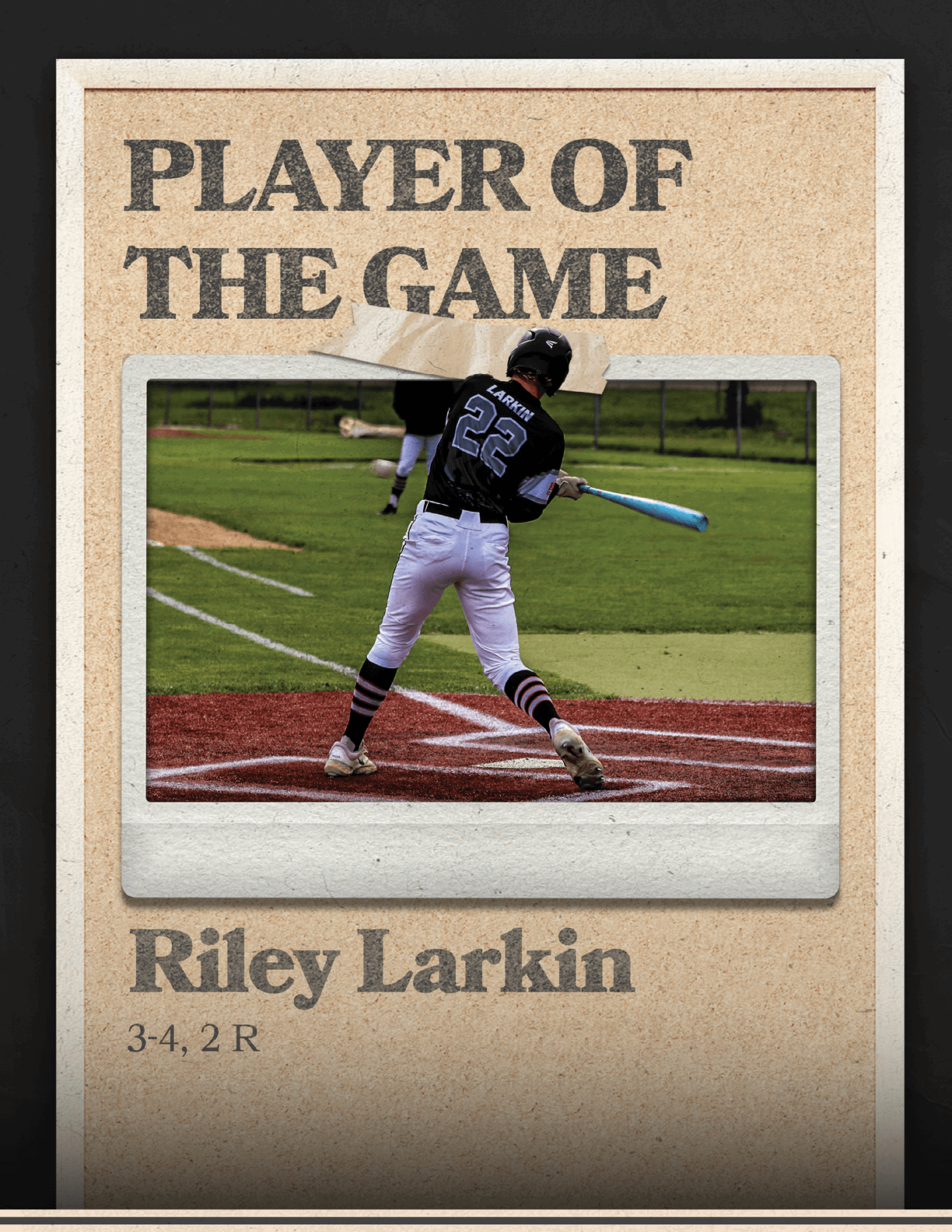 A blank piece of paper with the words “Players of the Game" written at the top. AI generated content